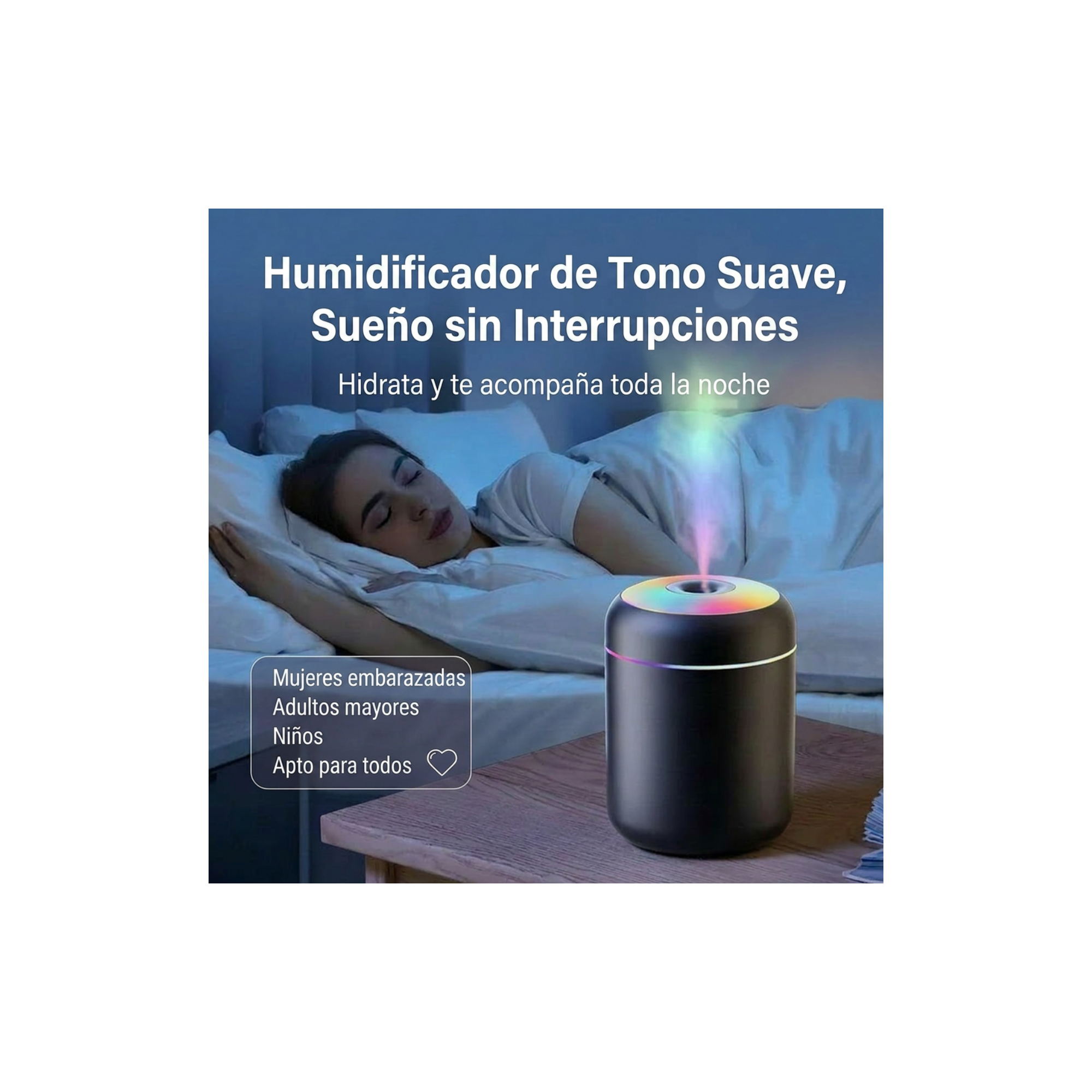 Mini Humidificador de Aire para Coche 180ML Difusor de Aroma Eléctrico USB Purificador de Aceites Esenciales Fabricador de Niebla de Aromaterapia Luces para Hogar y Dormitorio