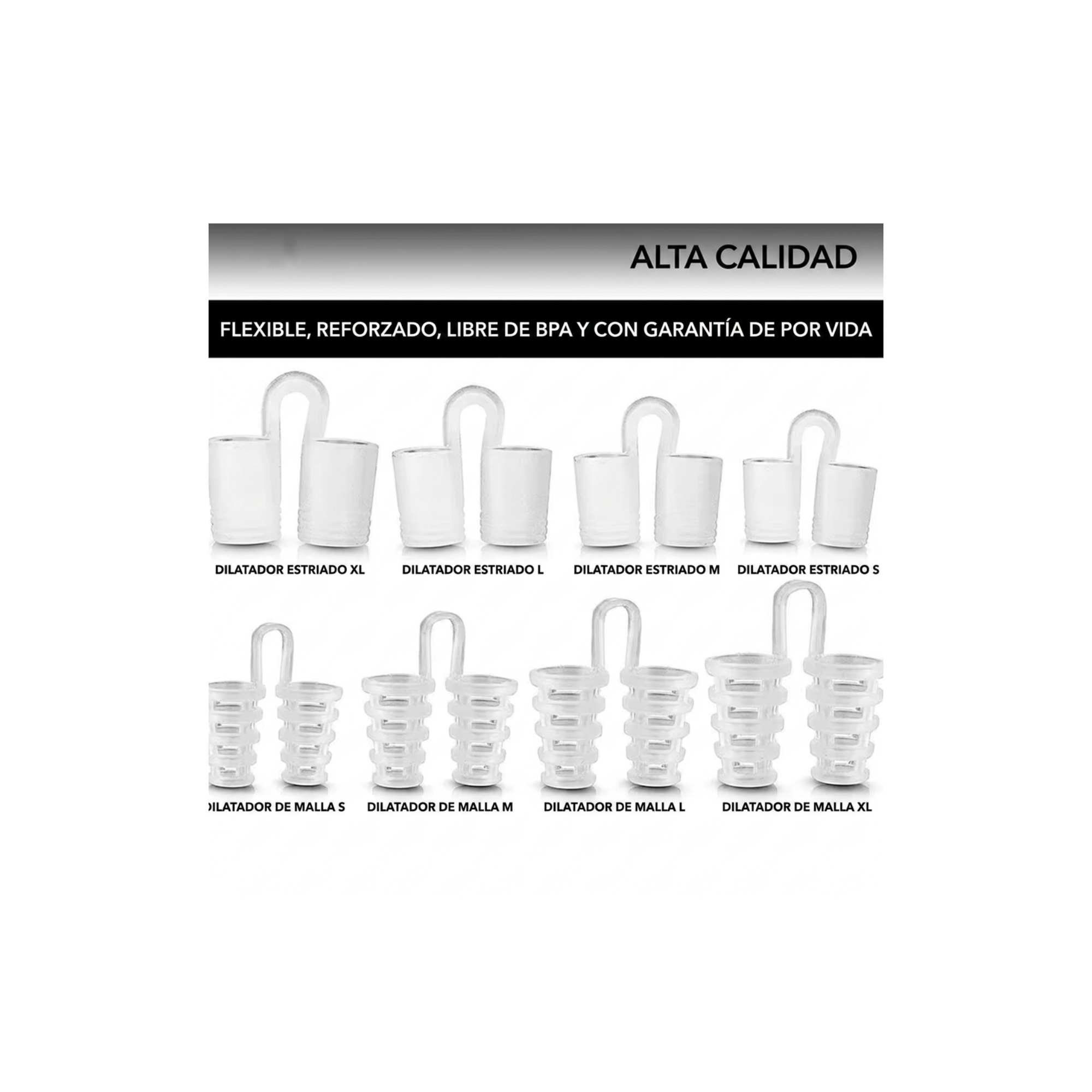 Dispositivo Antironquidos para Detener los Ronquidos Pinza Nasal para Facilitar la Respiración Mejora del Sueño Asistencia para la Apnea 4 Piezas por la Noche