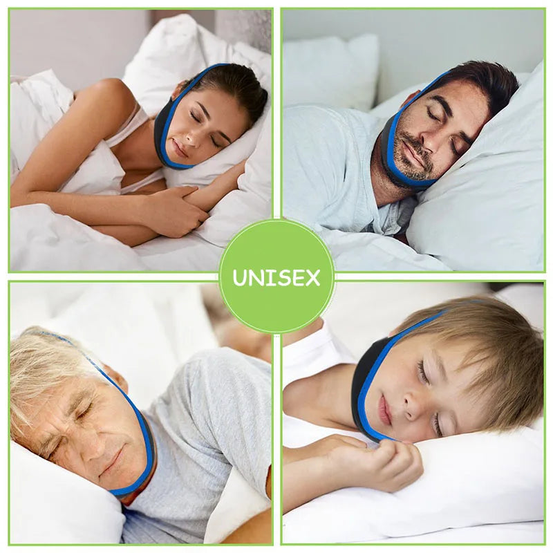 Neoprene anti Snoring Chin Strap Stop Snore Jaw Belt Snore Stopper Sleep anti Apnea Chin Support Straps Night Sleeping Aid Tools